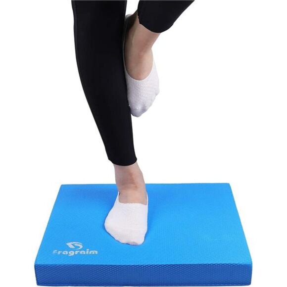 Balance Pad, Non-Slip Foam Mat & Ankles Knee Pad Cushion, 15.7 x 13 x 2 Inch - Picture 2 of 7